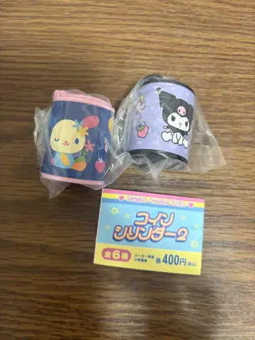 산리오 코인 케이스 실린더 쿠로미 우사하나
