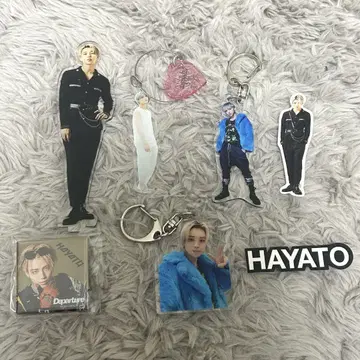 원엔 타카오 하야토 HAYATO 아크릴 스탠드 아크링 키링 스티커 캔뱃지