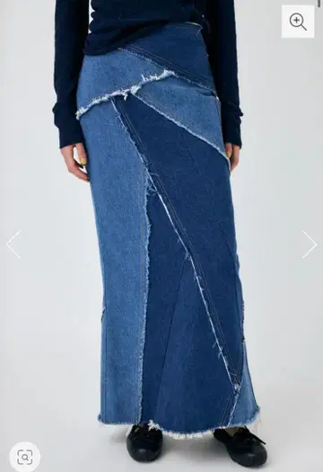 moussy REBUILD MERMAID 스커트 BLU 0