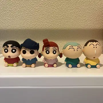 크레용 신짱 미니 피규어 5종 세트