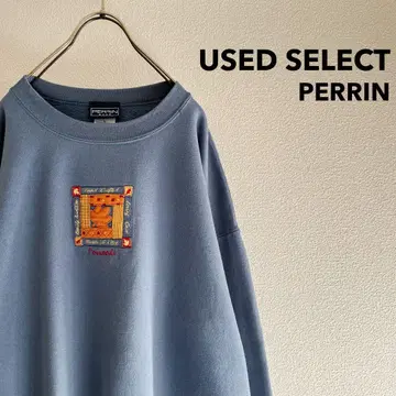 구제 의류 'PERRIN' Embroidery Sweatshirt