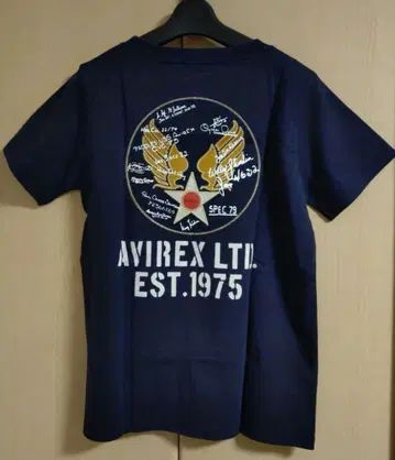 AVIREX 티셔츠 자수 미사용