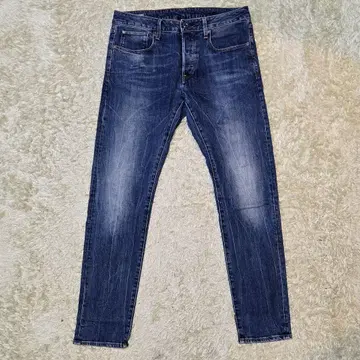 초고품질 데미지 가공 G-STAR RAW 3301 슬림 w33 데님