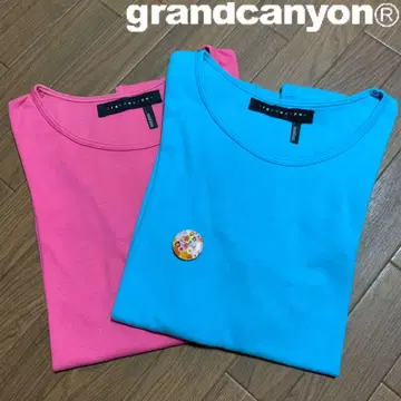 [새상품급] GRANDCANYON U넥 티셔츠 2매 세트 일본제