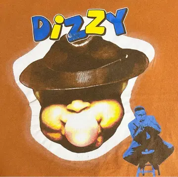 80년대 빈티지 DIZZY GILLESPIE 티셔츠 XL 사이즈