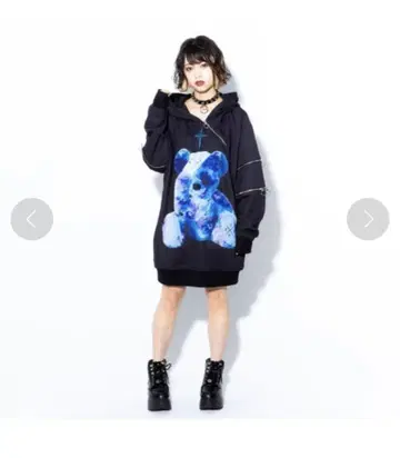 [새상품급] TORAVAS TOKYO 붕대 곰 후드티