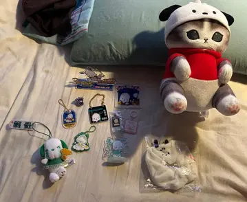 포차코 봉제 인형과 키링 세트