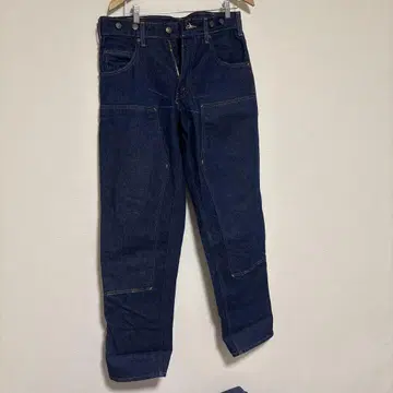PRSN BLU 더블니 데님 팬츠