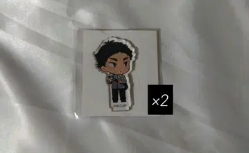 하이큐!! 잭인더도넛 콜라보 아카아시 케이지 아크릴 스탠드 2개