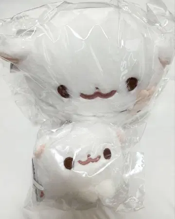 포메라니안 모찌 시라타마 봉제 인형 마스코트 2점
