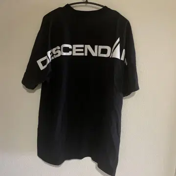 DESCENDANT 로고 티셔츠 사이즈 2 블랙
