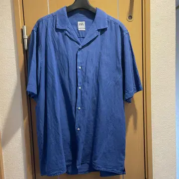 ZARA 릴랙스 핏 블루 셔츠 XL 미사용품