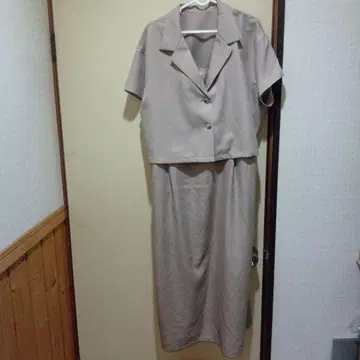 빅 사이즈 GU 여성용 스커트 셋업 3XL