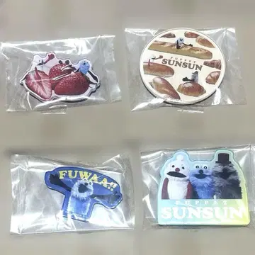 퍼펫 스슨 캐릭터 마그네츠 딸기 FUWAA!! 빵 모두