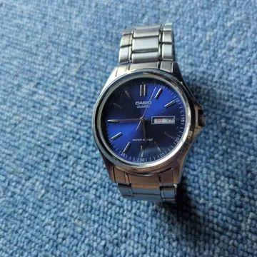 CASIO 파랑 다이얼 작동품