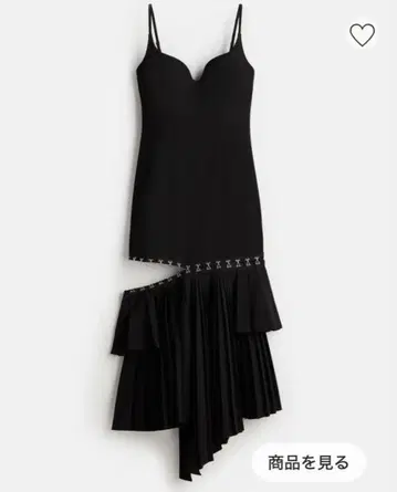 rokh x H&M 비대칭 원피스 40