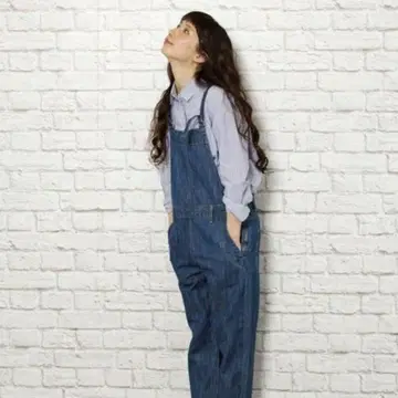 스튜디오 클립 데님 살로펫 오버롤 프리 사이즈