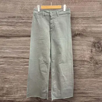 26k1 자라 ZARA 와이드 팬츠 배기 팬츠 남성용 코튼 그레이