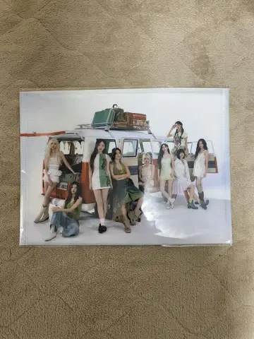 #TWICE5 A4 사이즈 클리어 파일 케이스