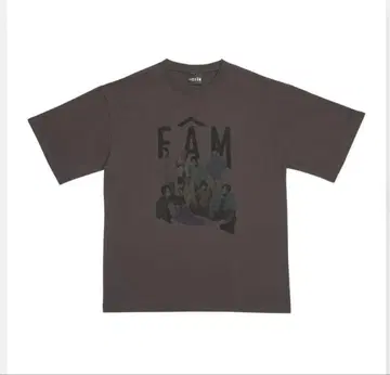 timelesz 타임리스 FAM 티셔츠 차콜 그레이