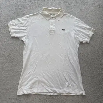 Lacoste L1212 made in france SIZE4 화이트