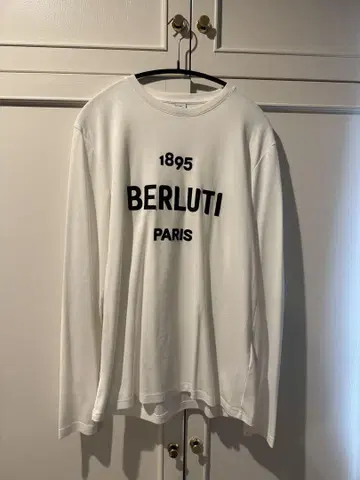 BERLUTI 화이트 긴팔 티셔츠 XS