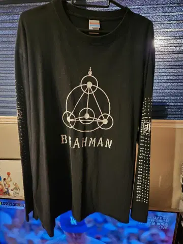 BRAHMAN 긴팔 티셔츠 블랙 XL