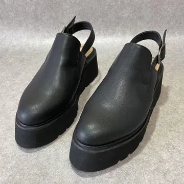 키다리 아저씨 경량 통굽 백 반지 신발