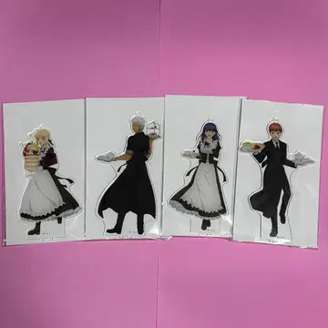 Fate/stay night 애니 카페 BIG 아크릴 스탠드 전 4종