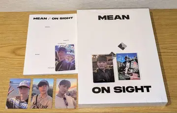 MEAN : on sight 민호 사진전 포토북 카탈로그 트레이딩 카드