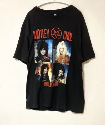 Motley Crue 머틀리 크루 밴드 밴드 티셔츠 L 사이즈
