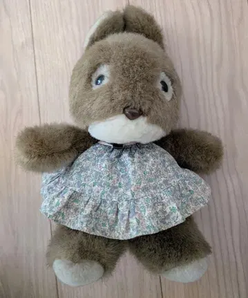 쇼와 레트로 빈티지 토끼 봉제 인형