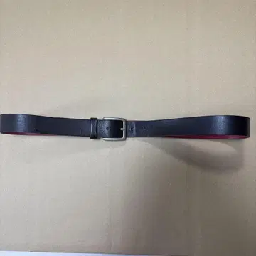 MACKINTOSH LONDON 다크 브라운 가죽 벨트
