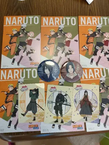NARUTO 사스케 이타치 캔뱃지 난자 타운 카드