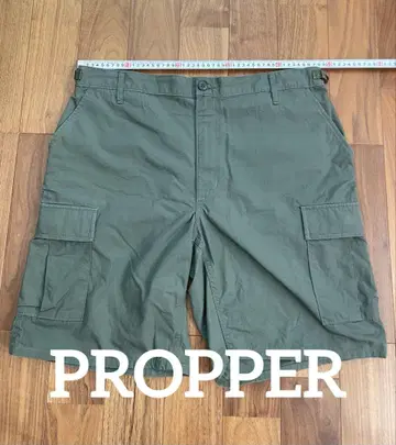 PROPPER 올리브 그린 카고 숏 팬츠