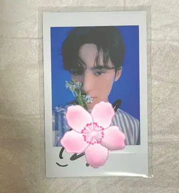 SEVENTEEN 민규 친필 사인 포함 인스턴트 사진 HANABI