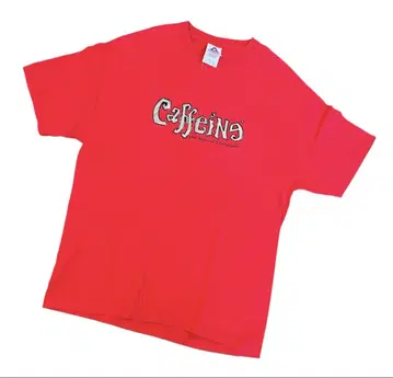 00s caffeine 사이키델릭 레이브 로고 티셔츠 XL 미국제