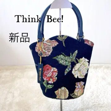 Think Bee! 싱크비 꽃무늬 자수 토트백 새상품