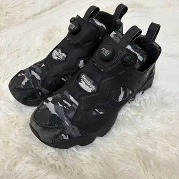 리복 INSTAPUMP FURY TRAIL 블랙 카모 25.5cm