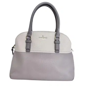 Kate spade 케이트 스페이드 핸드백 가죽 그레이 화이트