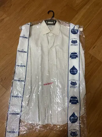 미사용 TSUKUBA 체크 무늬 셔츠