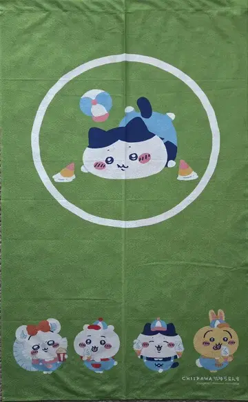 치이카와 (먼작귀)의 신나는 유원지 노렌 태피스트리