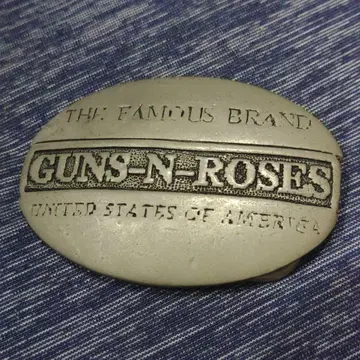 90s GUNS-N-ROSES 메탈 벨트 버클