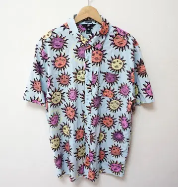 VOLCOM OZZY SUN S/S SHIRT L 볼컴 반팔 셔츠