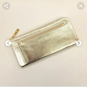 골드 장지갑 일본제 L자 지퍼 얇은 타입 배송비 포함