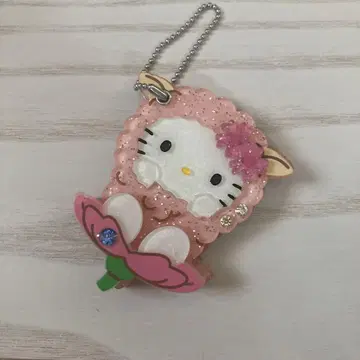 지역 한정 키티 치치부 거울 키링
