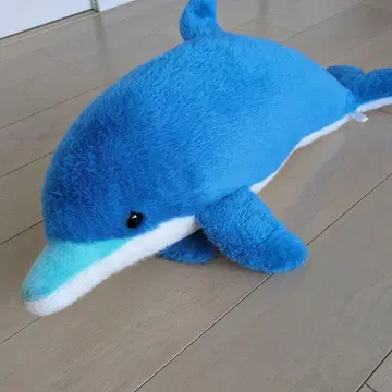 파랑 돌고래 봉제 인형 (70cm 사이즈)