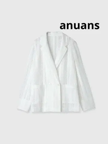 anuans 지오메트릭 레이스 더블 자켓