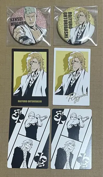 켄사이 로즈 BLEACH 사진풍 카드 글리터 캔뱃지 카드놀이