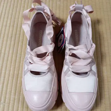 CONVERSE 발레 코어 스니커즈 핑크 25cm